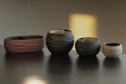 Japandi Wabi-Sabi – kvetináč so zavlažovaním