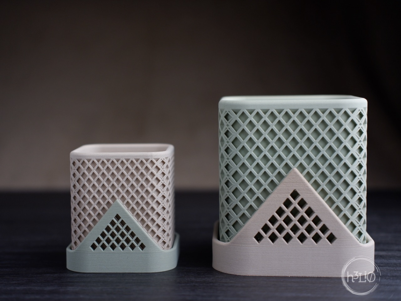 squared polygon planter · polygon plate