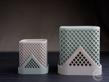squared polygon planter · polygon plate