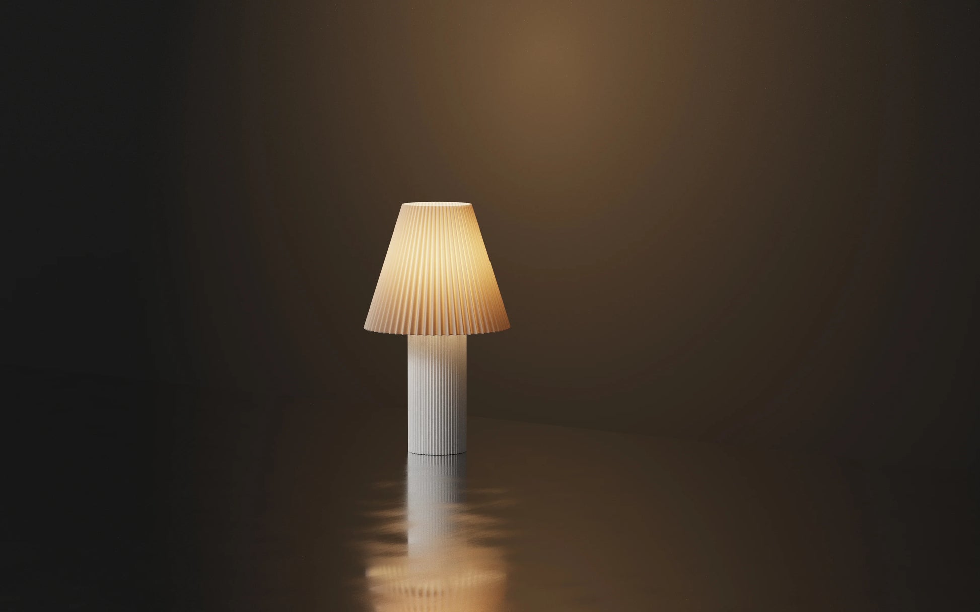 Pleated Light – plisovaná stolová lampa pre IKEA STRALA
