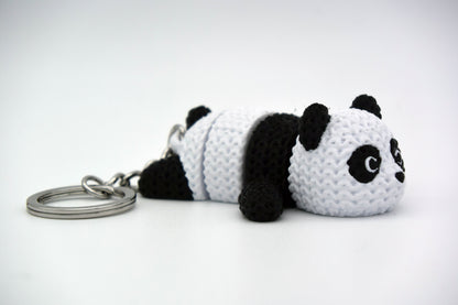 Pletená pohyblivá panda