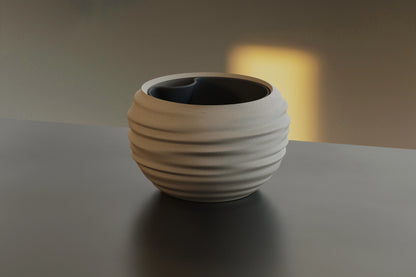 Japandi Wabi-Sabi – kvetináč so zavlažovaním