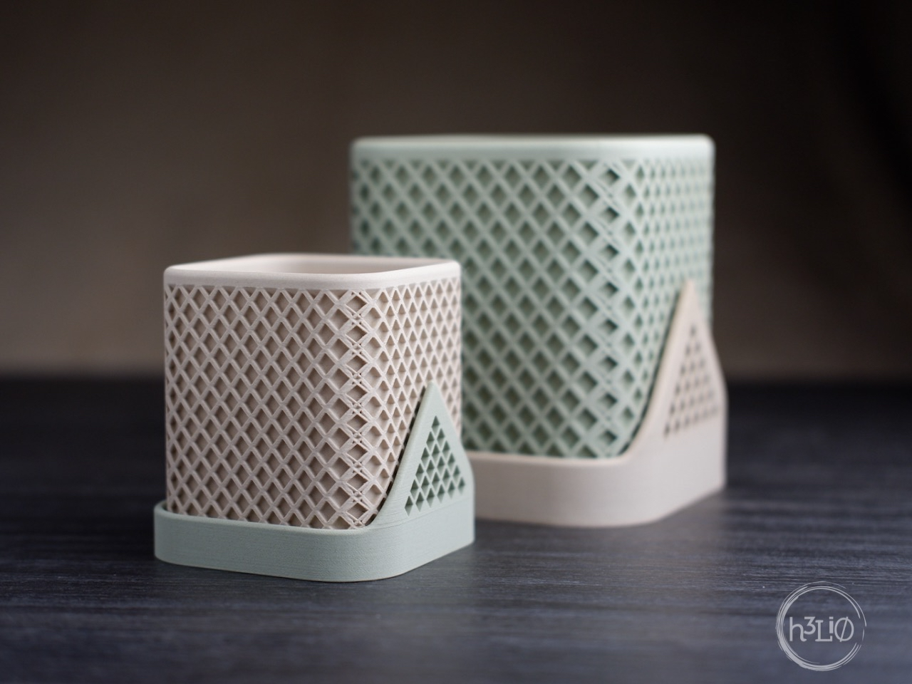 squared polygon planter · polygon plate