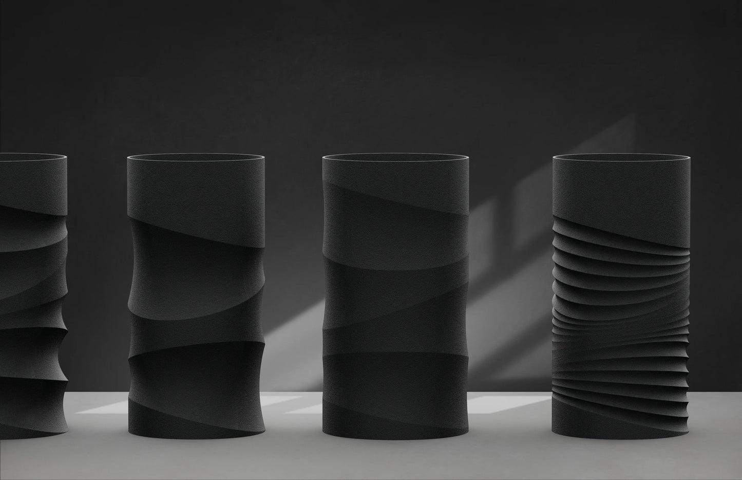 Parametric Flow – organizér s vlnitým vzorom