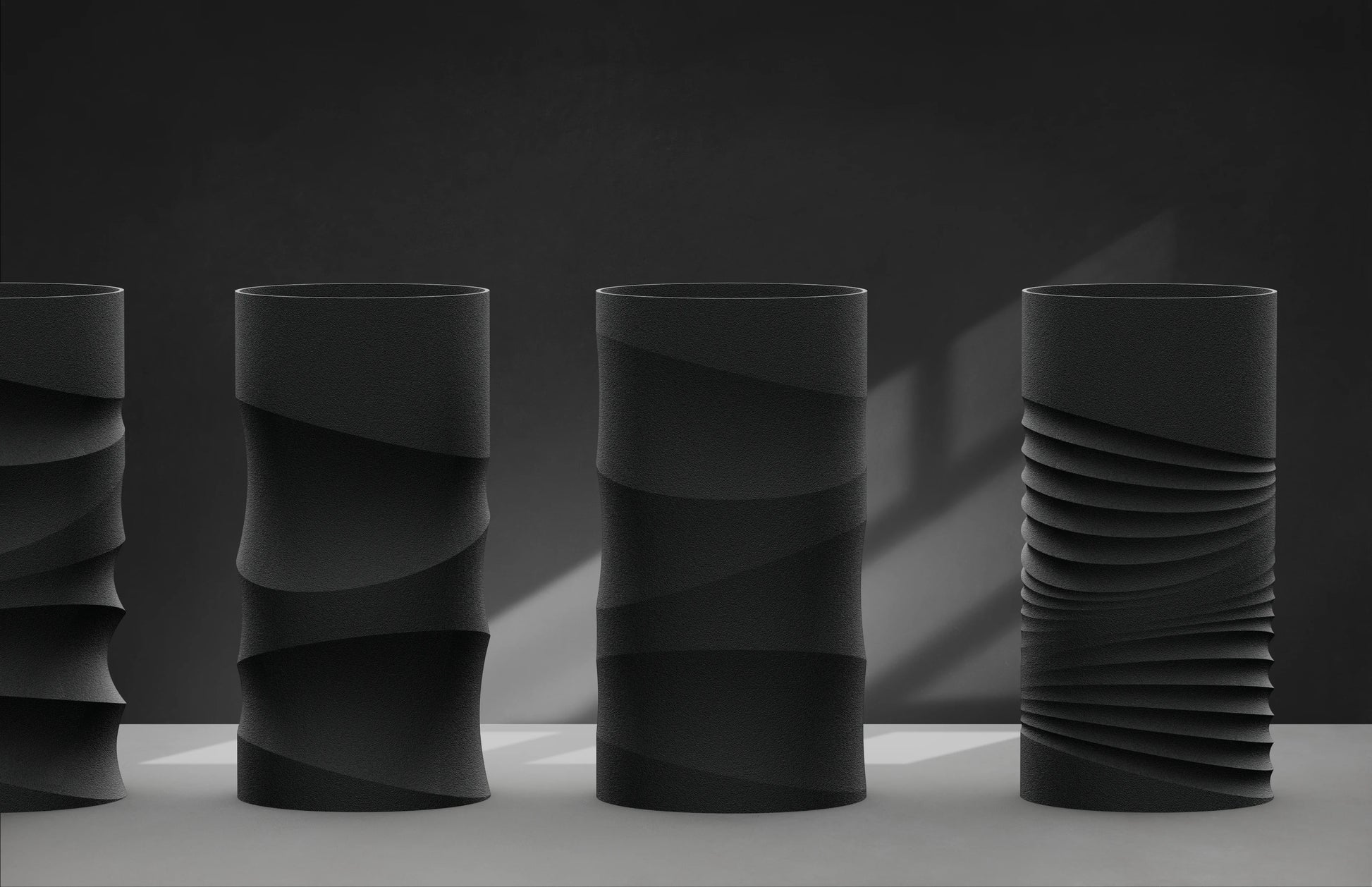 Parametric Flow – organizér s vlnitým vzorom