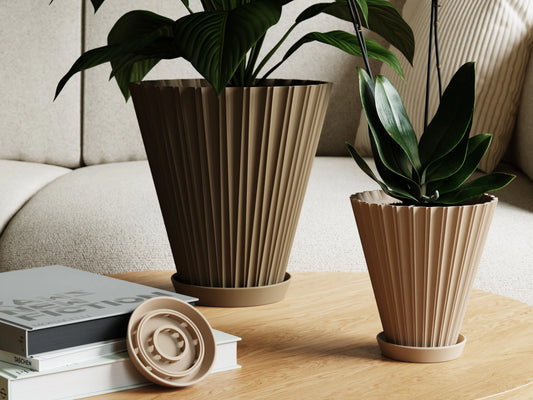 Kvetináč Scandi-Style Fluted