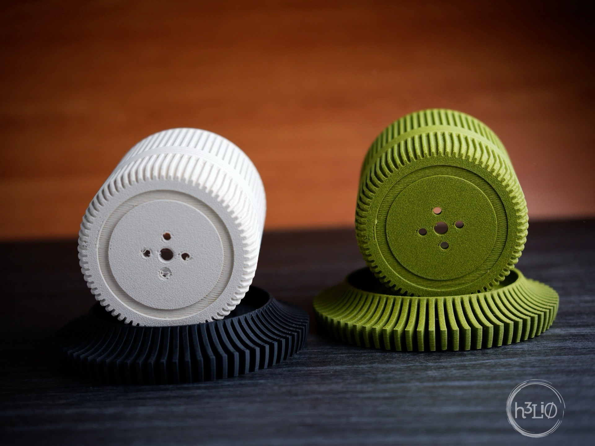 planter pot · ribbed plate