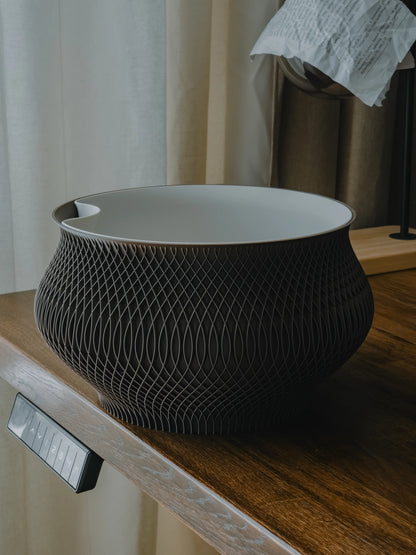 Woven Texture – pletený kvetináč s vložkou