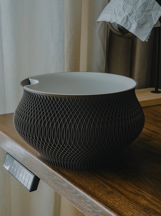 Woven Texture – pletený kvetináč s vložkou