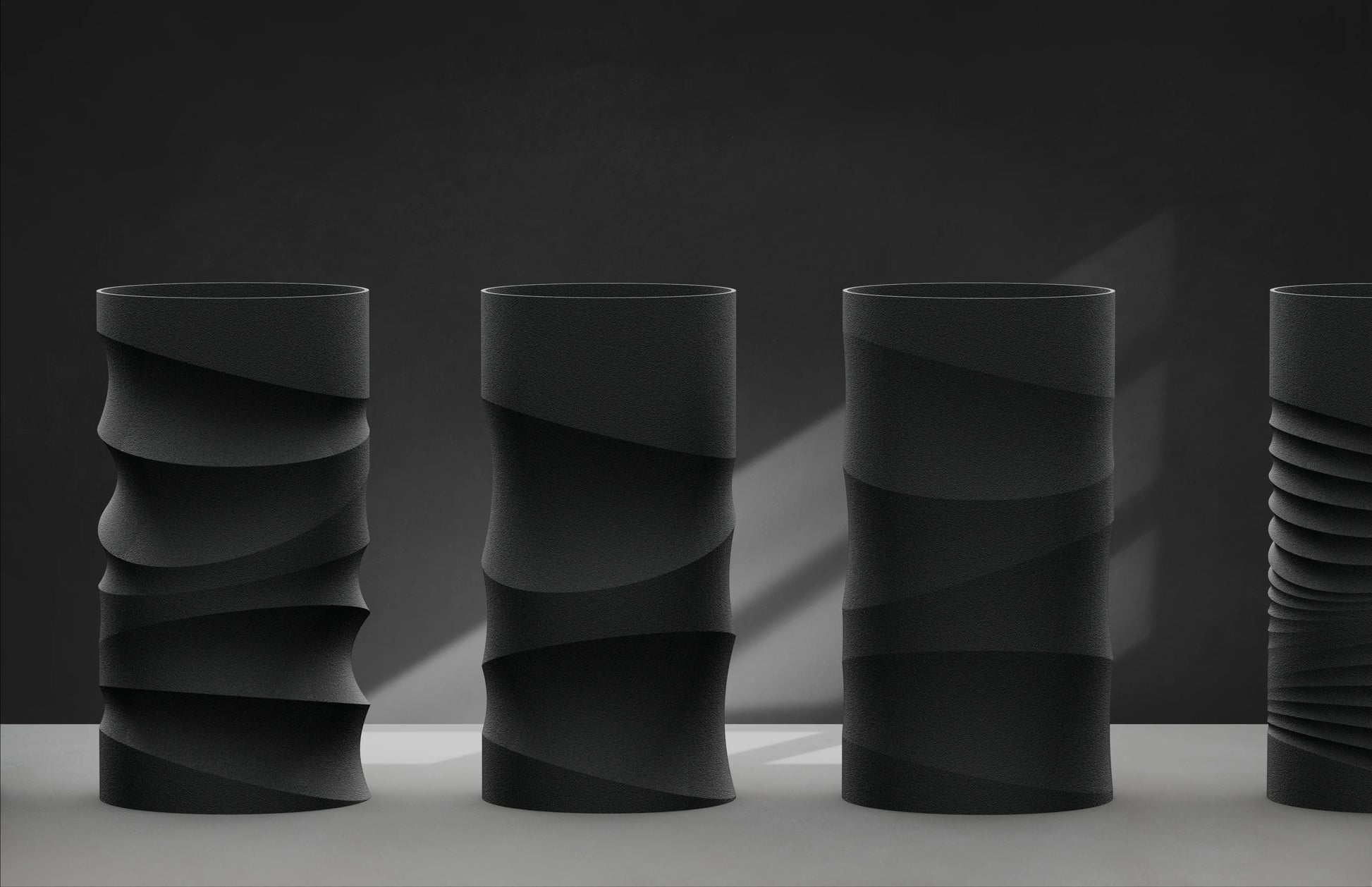 Parametric Flow – organizér s vlnitým vzorom