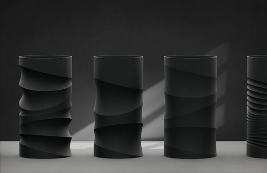 Parametric Flow – organizér s vlnitým vzorom