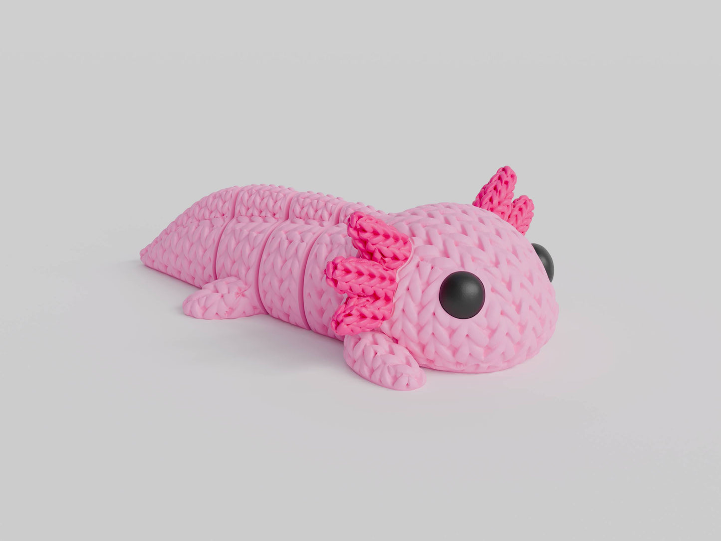Pletený pohyblivý axolotl