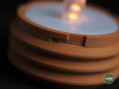 orbs · tealight