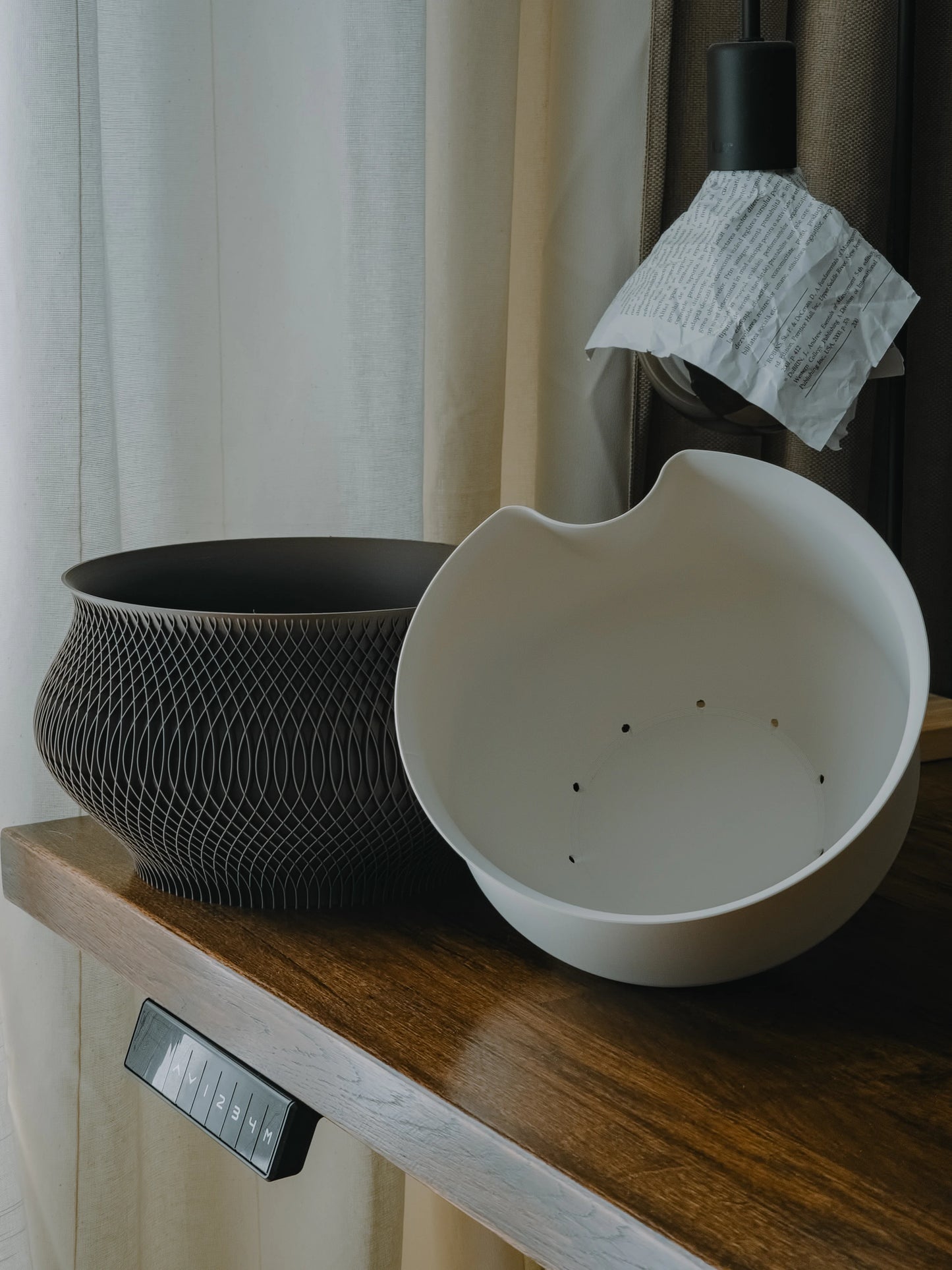 Woven Texture – pletený kvetináč s vložkou