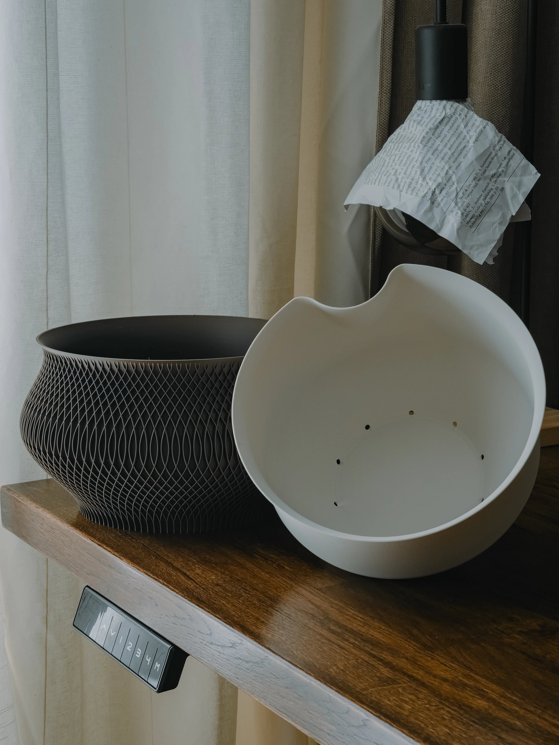 Woven Texture – pletený kvetináč s vložkou