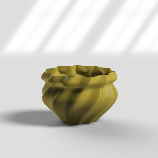 Elegant Planter – kvetináč s vlnitým reliéfom