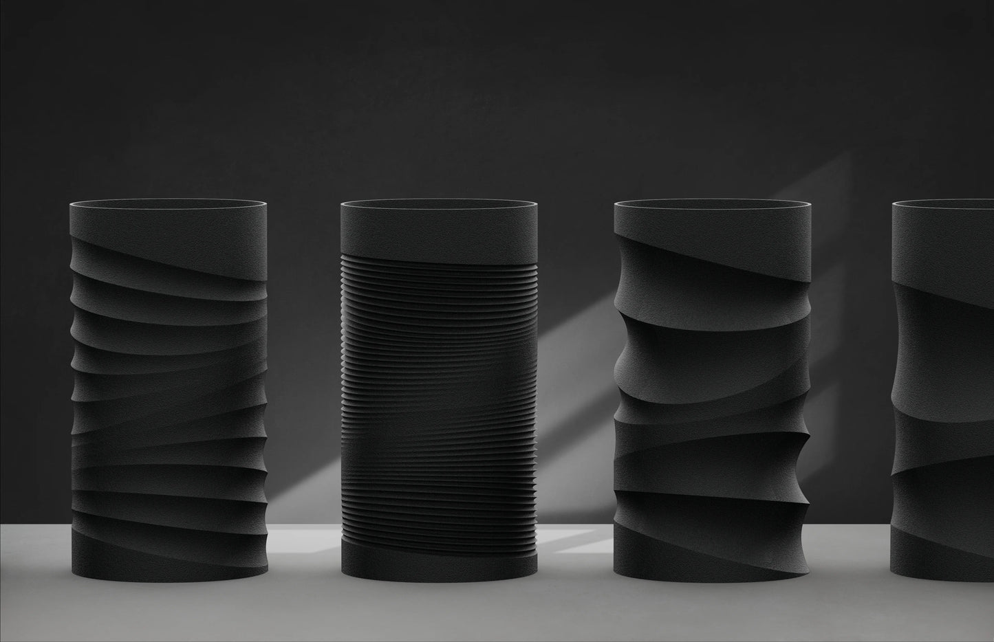 Parametric Flow – organizér s vlnitým vzorom