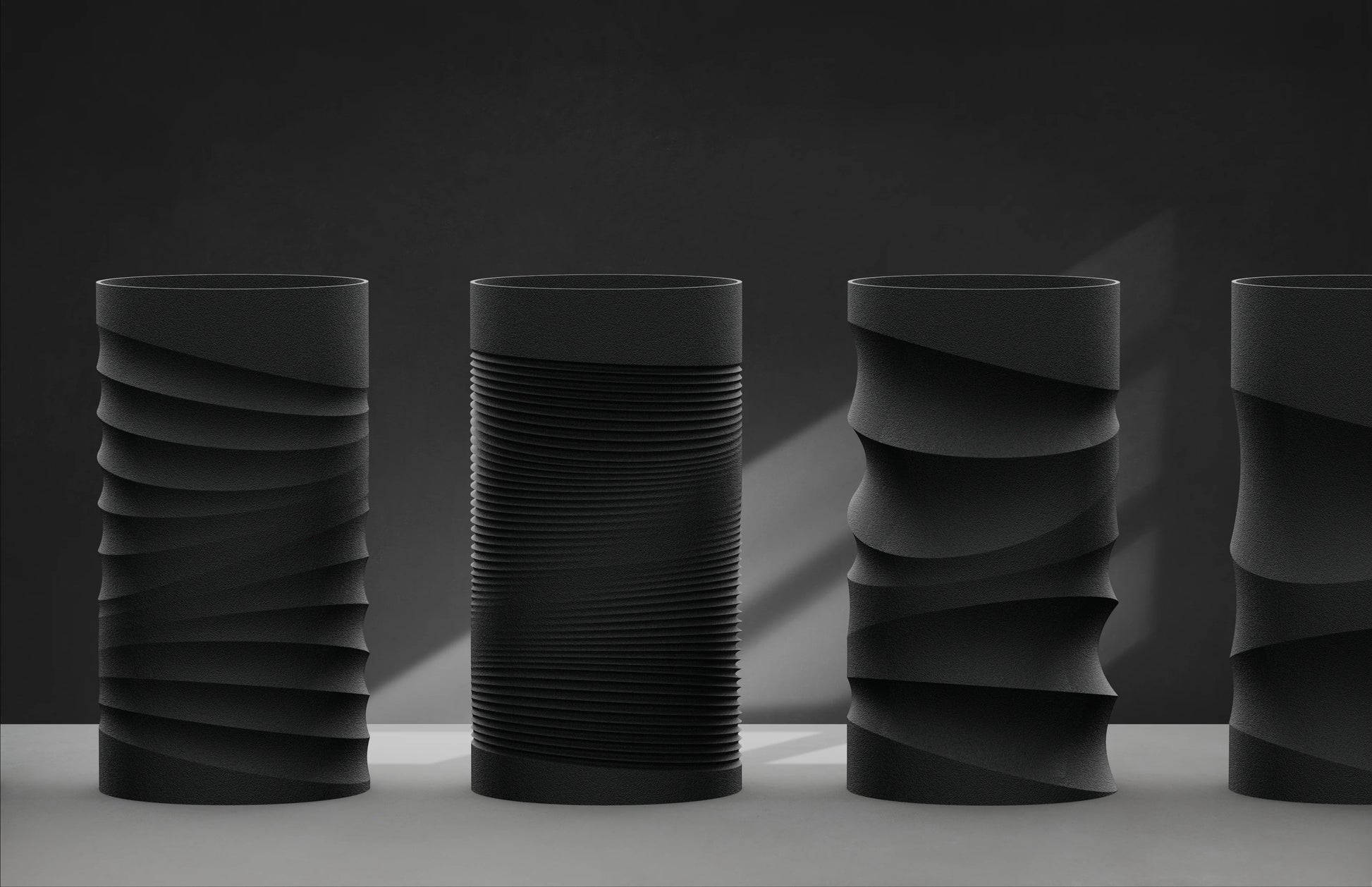 Parametric Flow – organizér s vlnitým vzorom