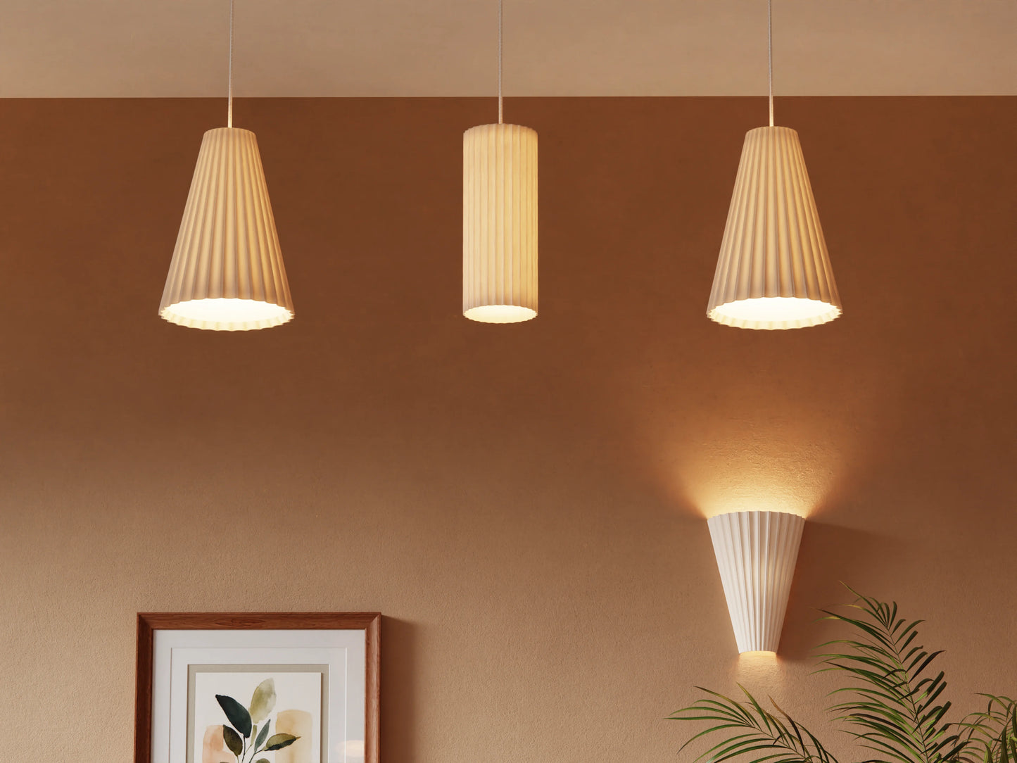 Svietidlo Scandi-Style Fluted