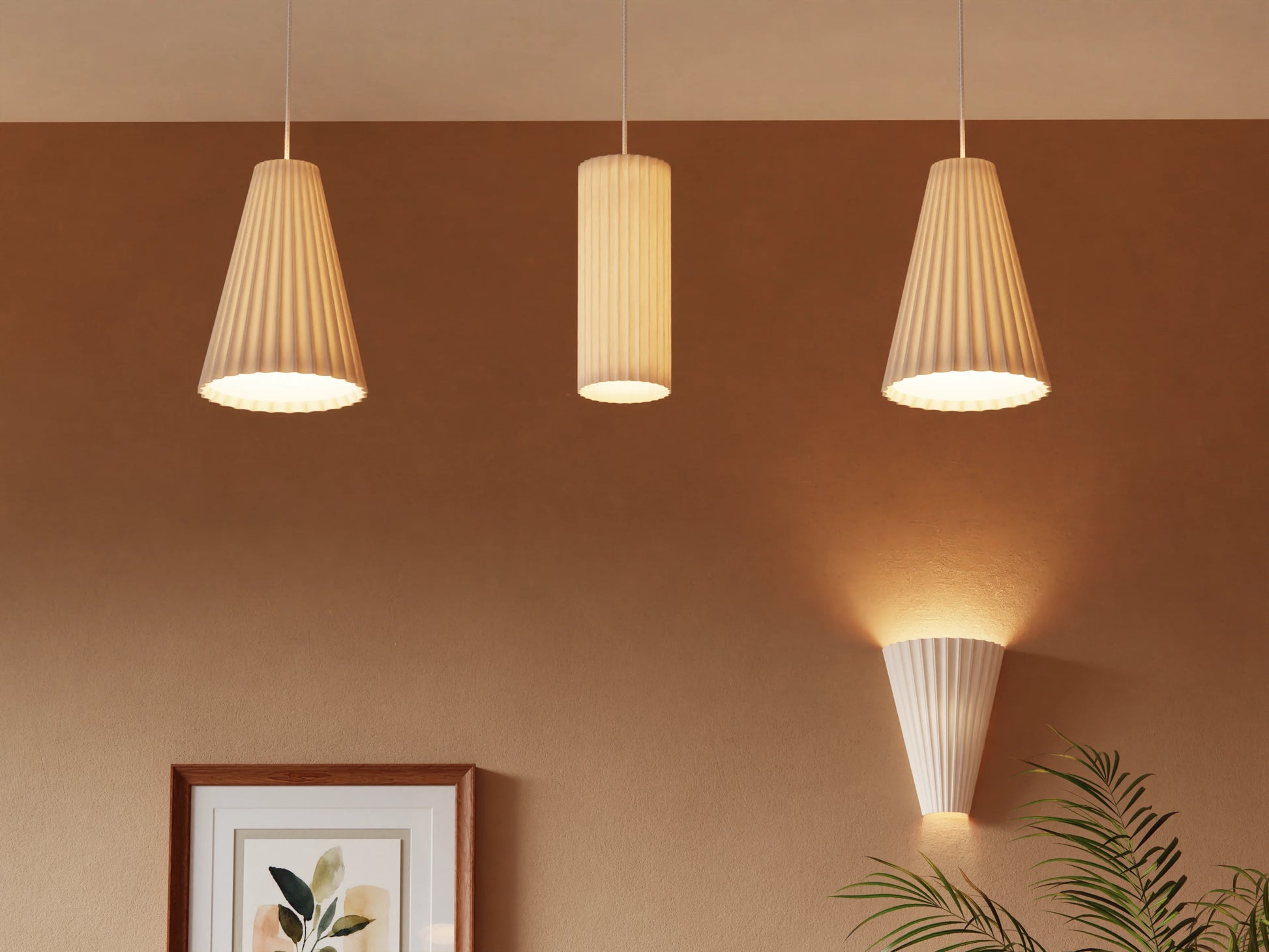 Svietidlo Scandi-Style Fluted