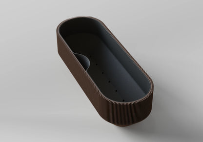Triple Planter – trojkomorový kvetináč so zavlažovaním