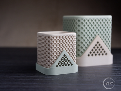 squared polygon planter · polygon plate