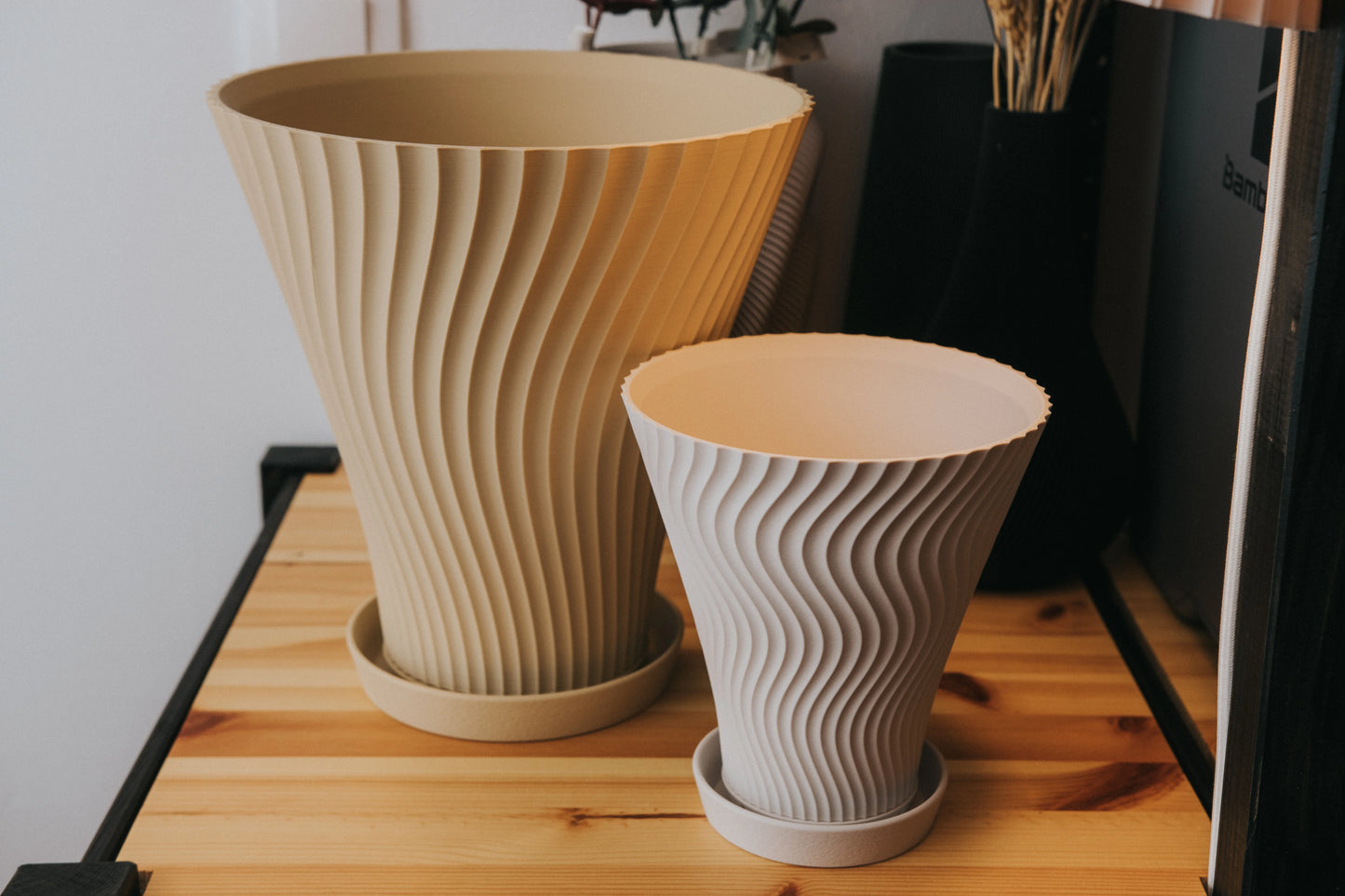 Kvetináč Scandi-Style Rippled