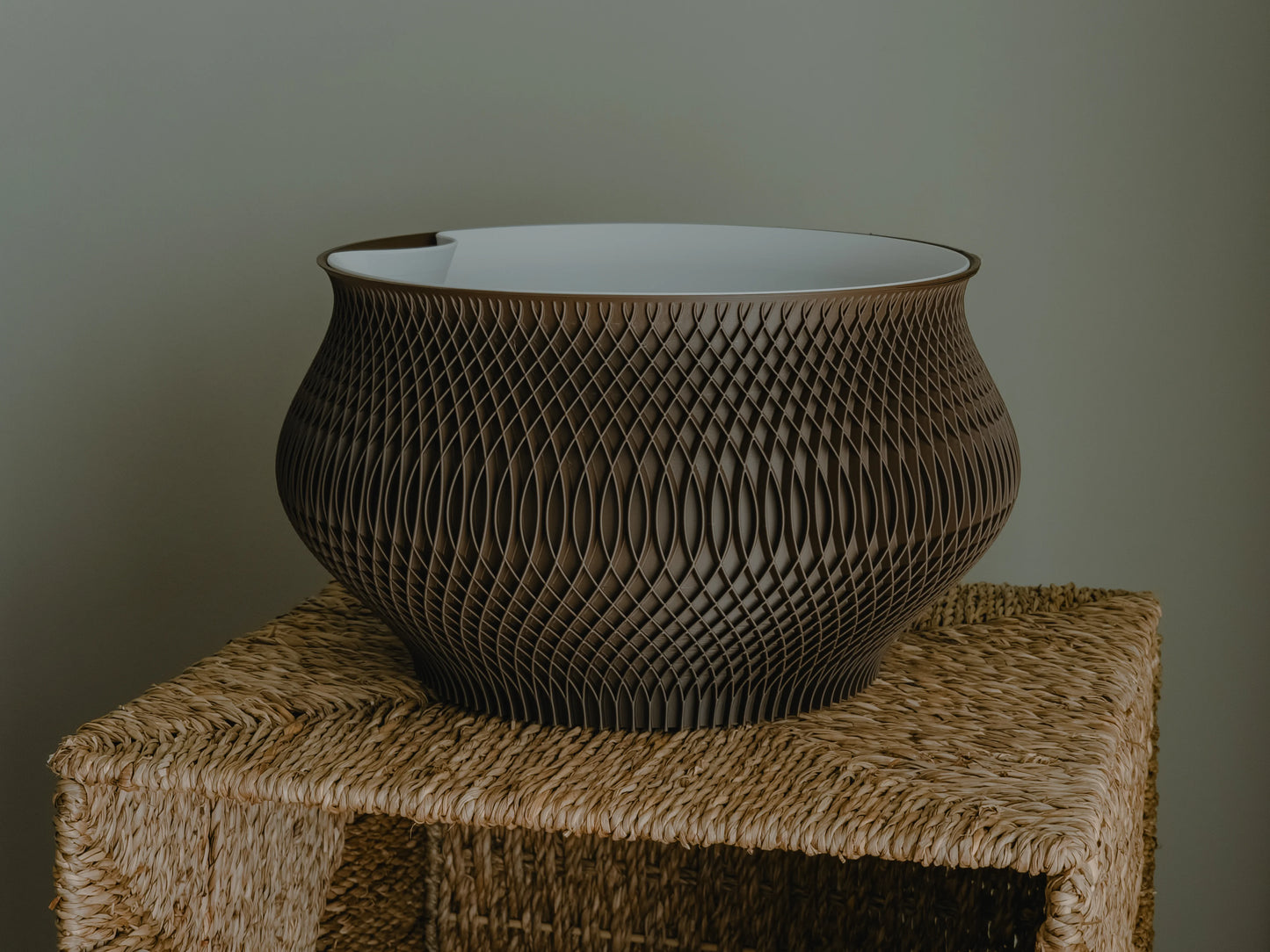 Woven Texture – pletený kvetináč s vložkou