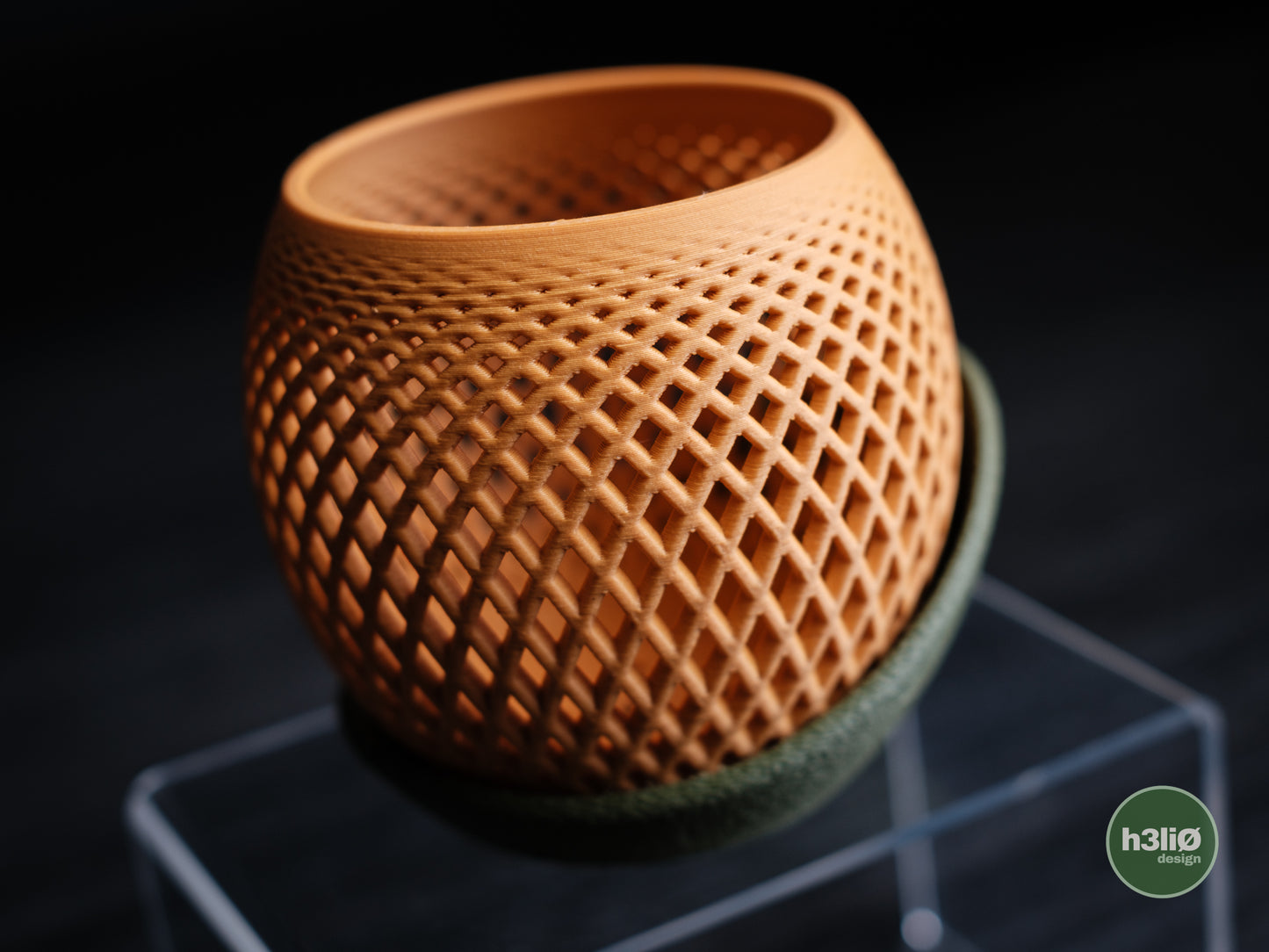 polygon · orchid planter