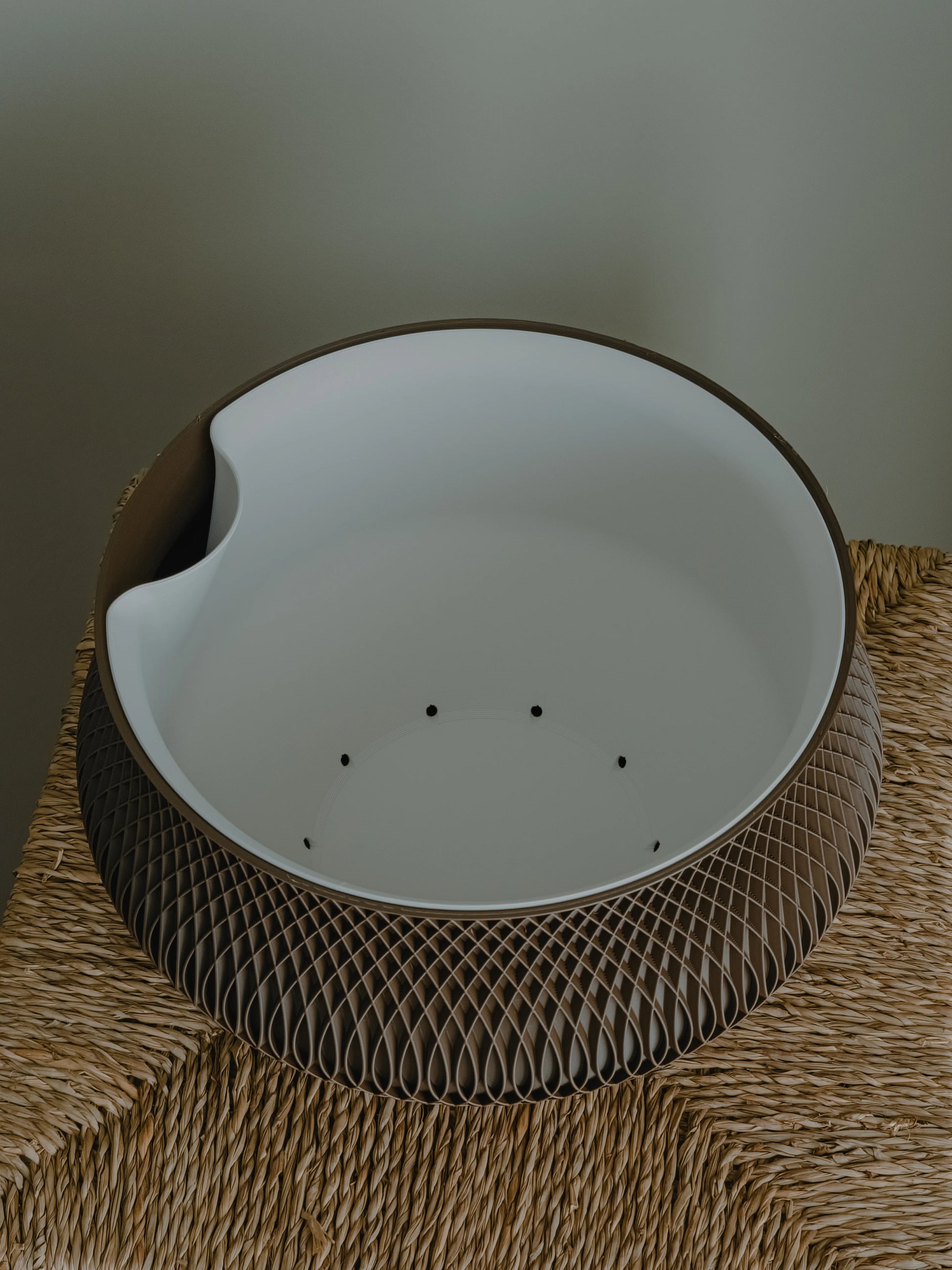 Woven Texture – pletený kvetináč s vložkou
