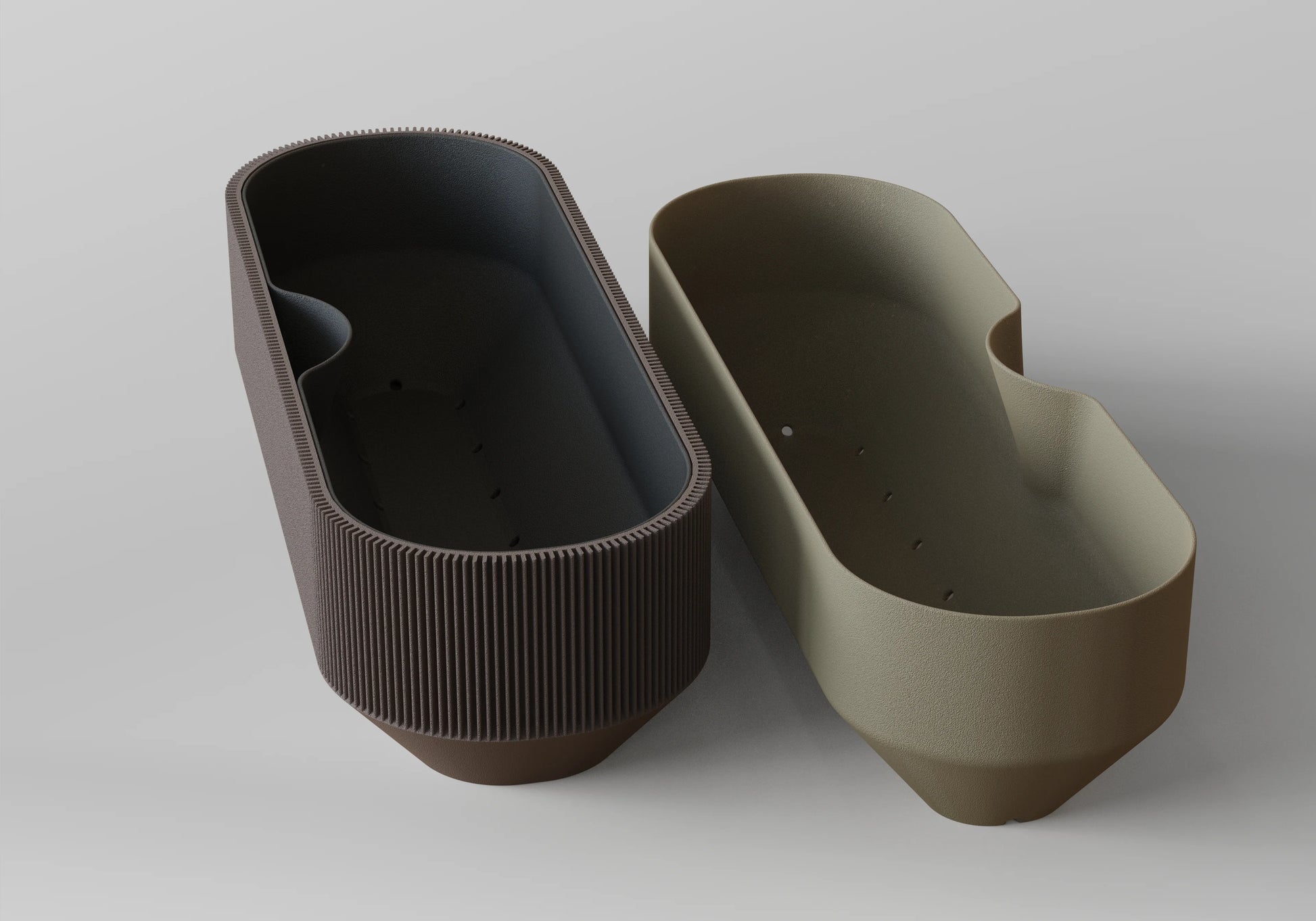 Triple Planter – trojkomorový kvetináč so zavlažovaním