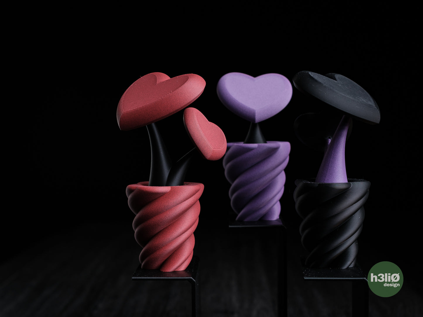 hearts • vase
