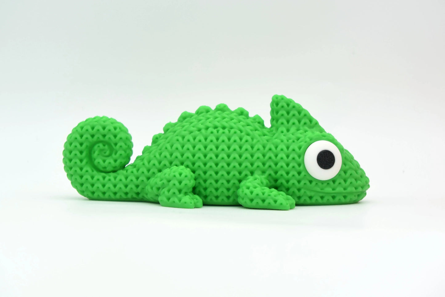 Pletený chameleón