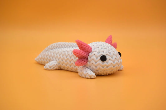 Pletený axolotl