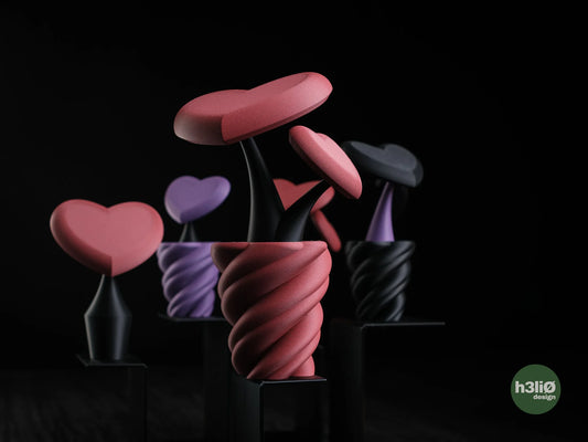hearts • vase