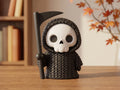 3D pletená halloweenska smrtka