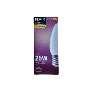 LED žiarovka Flair C35 s päticou E27, pohľad 1