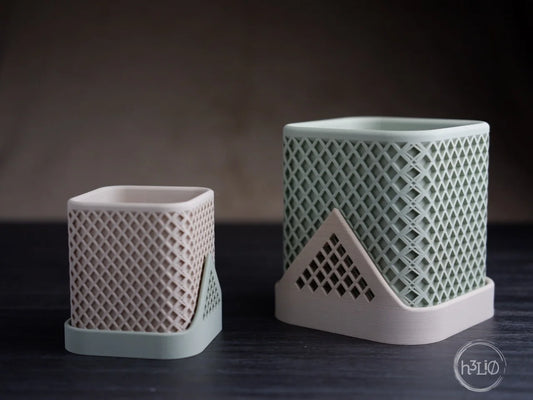 squared polygon planter · polygon plate