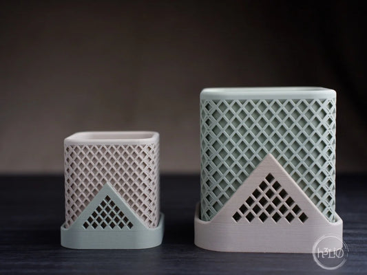 squared polygon planter · polygon plate