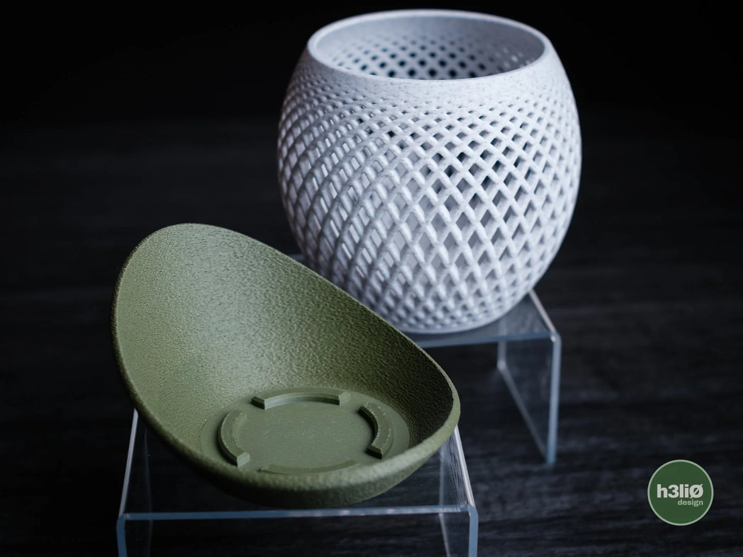 polygon · orchid planter