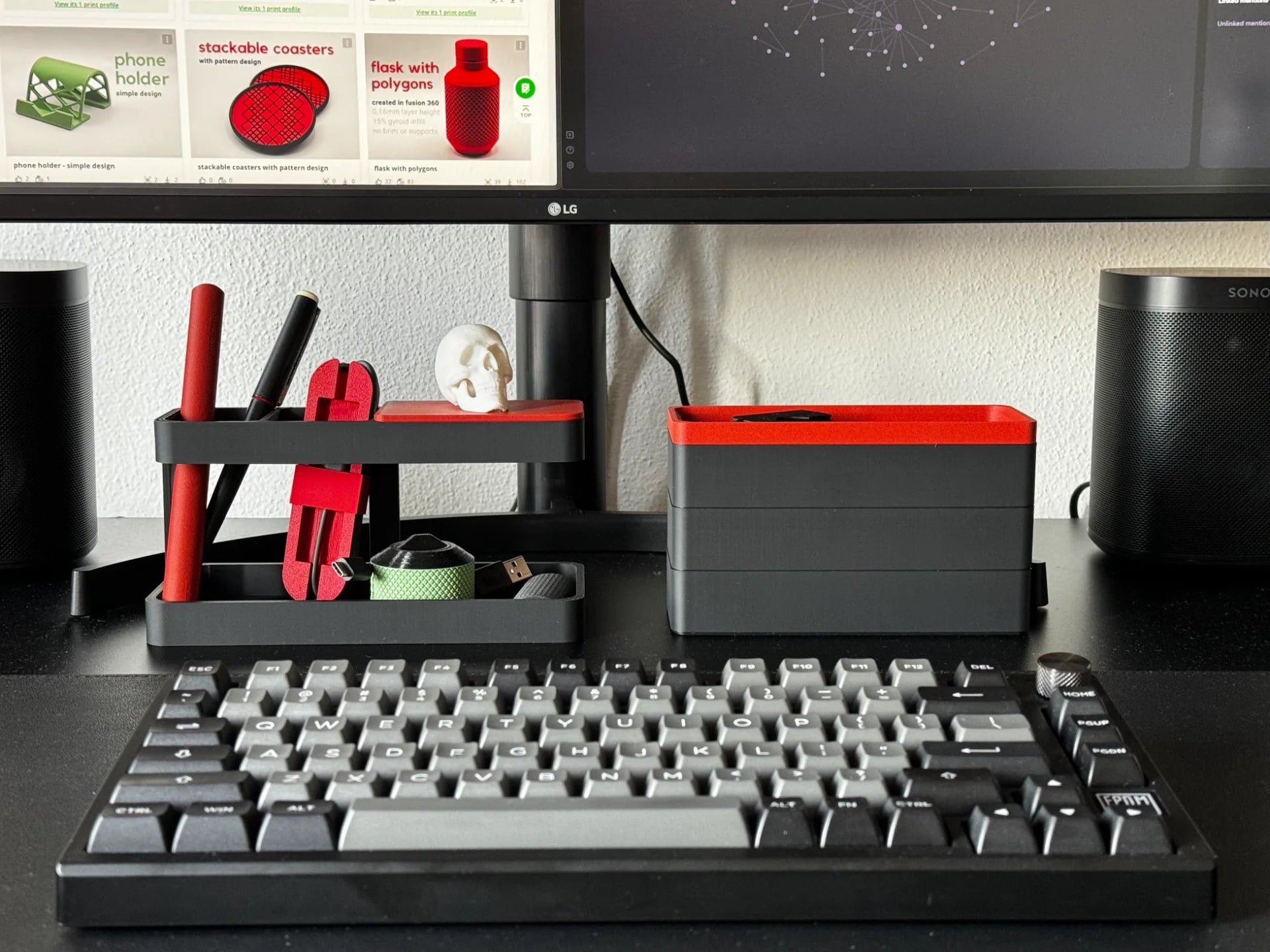 desk organiser with japanese influence