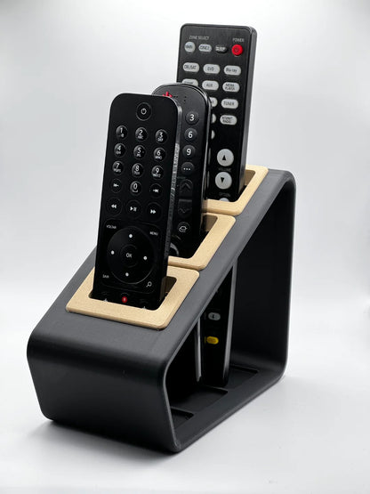 remotes holder with inserts