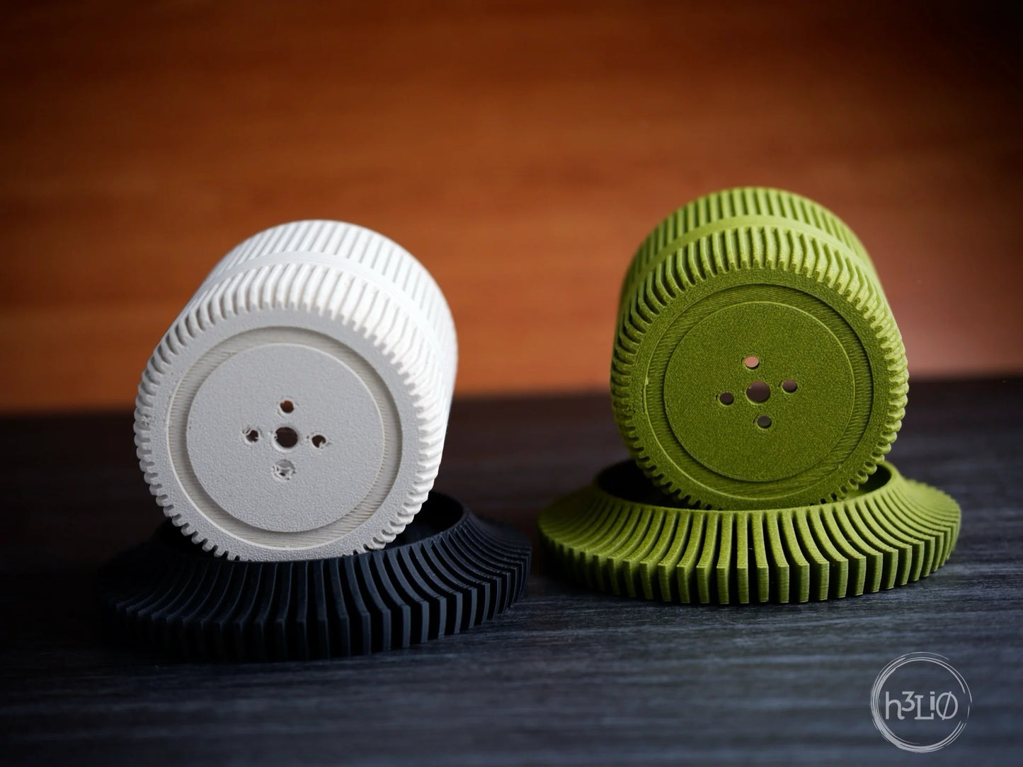planter pot · ribbed plate