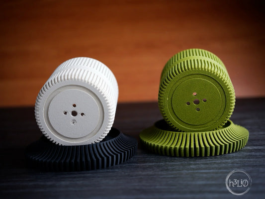 planter pot · ribbed plate