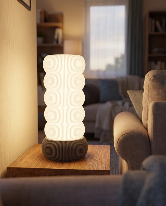 KUMO lampa rozsvietená teplou bielou 2700K